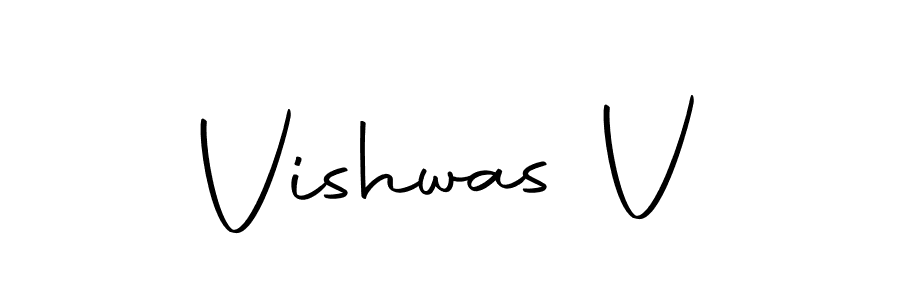 Here are the top 10 professional signature styles for the name Vishwas V. These are the best autograph styles you can use for your name. Vishwas V signature style 10 images and pictures png