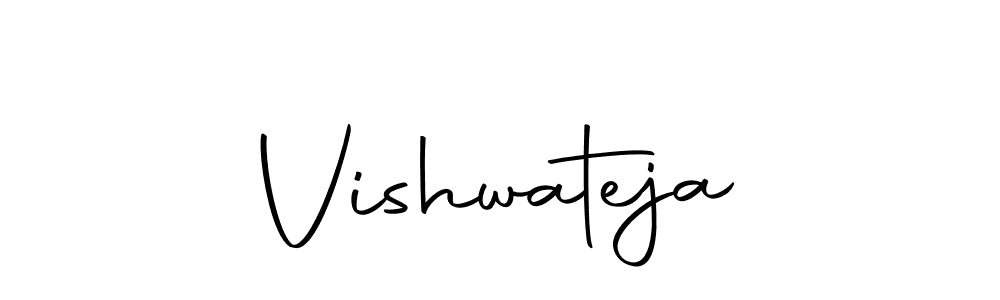 You should practise on your own different ways (Autography-DOLnW) to write your name (Vishwateja) in signature. don't let someone else do it for you. Vishwateja signature style 10 images and pictures png