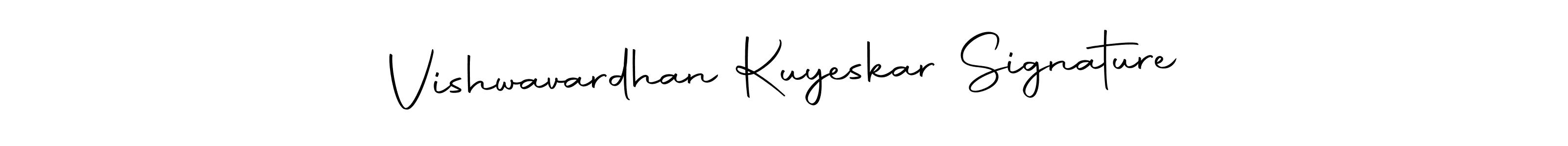 Make a beautiful signature design for name Vishwavardhan Kuyeskar Signature. Use this online signature maker to create a handwritten signature for free. Vishwavardhan Kuyeskar Signature signature style 10 images and pictures png