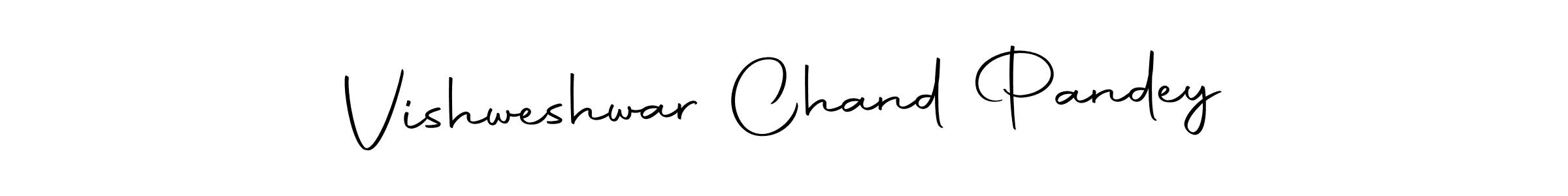 Create a beautiful signature design for name Vishweshwar Chand Pandey. With this signature (Autography-DOLnW) fonts, you can make a handwritten signature for free. Vishweshwar Chand Pandey signature style 10 images and pictures png