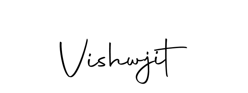 Make a beautiful signature design for name Vishwjit. Use this online signature maker to create a handwritten signature for free. Vishwjit signature style 10 images and pictures png