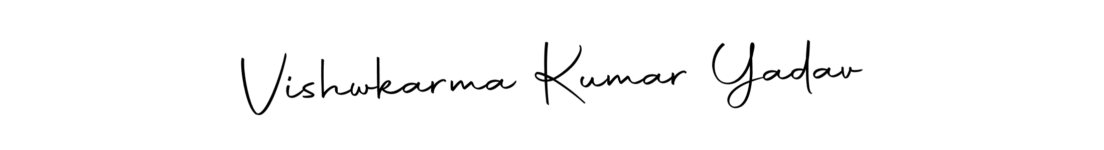 It looks lik you need a new signature style for name Vishwkarma Kumar Yadav. Design unique handwritten (Autography-DOLnW) signature with our free signature maker in just a few clicks. Vishwkarma Kumar Yadav signature style 10 images and pictures png