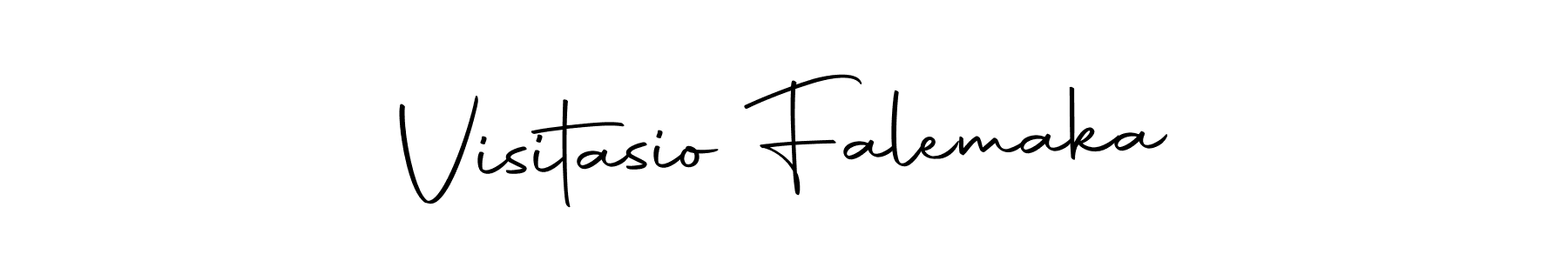 if you are searching for the best signature style for your name Visitasio Falemaka. so please give up your signature search. here we have designed multiple signature styles  using Autography-DOLnW. Visitasio Falemaka signature style 10 images and pictures png