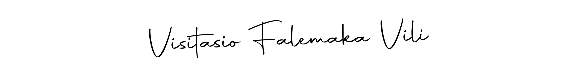 How to make Visitasio Falemaka Vili signature? Autography-DOLnW is a professional autograph style. Create handwritten signature for Visitasio Falemaka Vili name. Visitasio Falemaka Vili signature style 10 images and pictures png