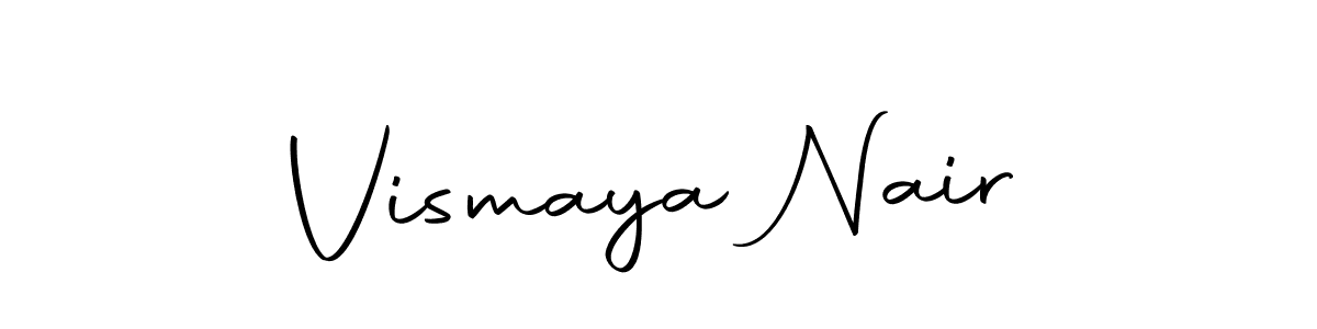 You can use this online signature creator to create a handwritten signature for the name Vismaya Nair. This is the best online autograph maker. Vismaya Nair signature style 10 images and pictures png