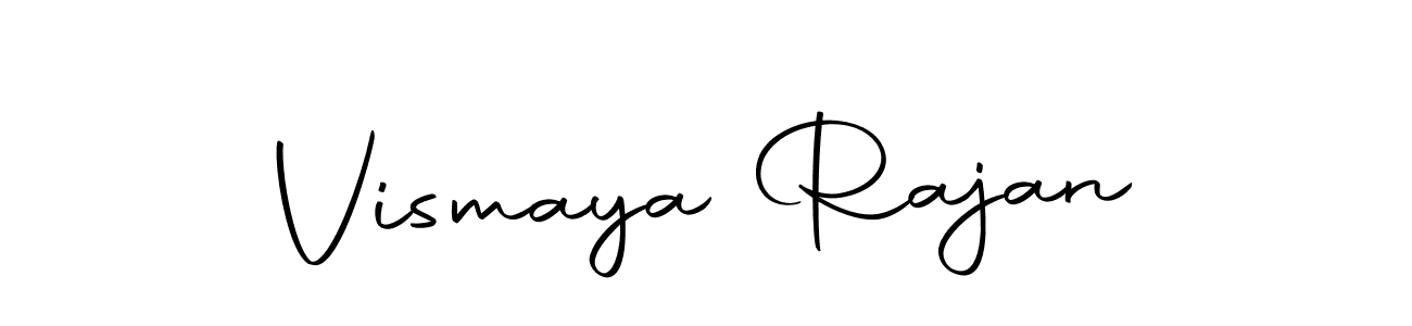 Make a beautiful signature design for name Vismaya Rajan. Use this online signature maker to create a handwritten signature for free. Vismaya Rajan signature style 10 images and pictures png