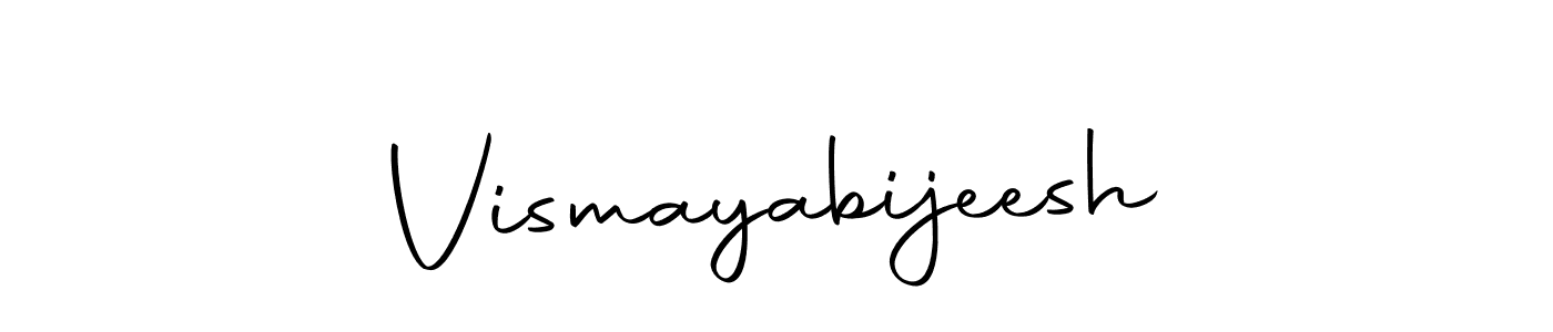 Also we have Vismayabijeesh name is the best signature style. Create professional handwritten signature collection using Autography-DOLnW autograph style. Vismayabijeesh signature style 10 images and pictures png