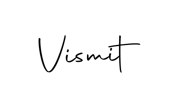 Use a signature maker to create a handwritten signature online. With this signature software, you can design (Autography-DOLnW) your own signature for name Vismit. Vismit signature style 10 images and pictures png