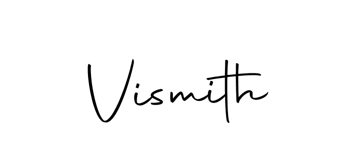 Design your own signature with our free online signature maker. With this signature software, you can create a handwritten (Autography-DOLnW) signature for name Vismith. Vismith signature style 10 images and pictures png