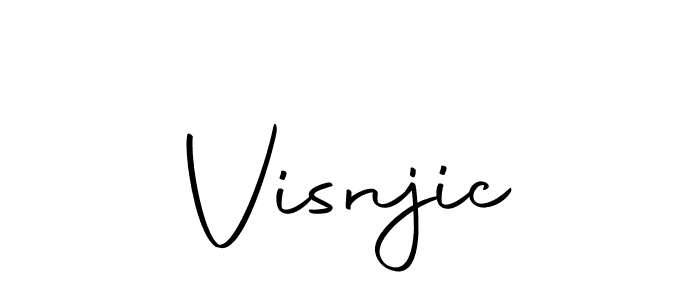 You should practise on your own different ways (Autography-DOLnW) to write your name (Visnjic) in signature. don't let someone else do it for you. Visnjic signature style 10 images and pictures png