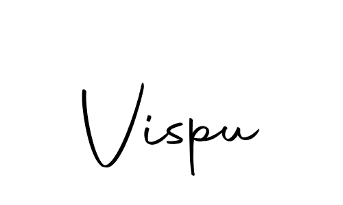 Make a beautiful signature design for name Vispu. Use this online signature maker to create a handwritten signature for free. Vispu signature style 10 images and pictures png