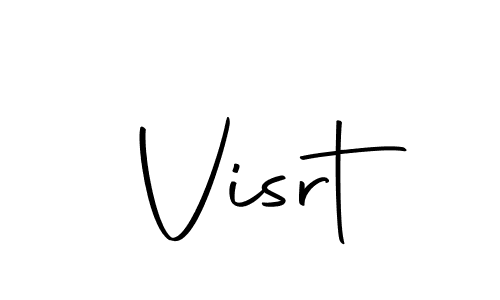 Make a beautiful signature design for name Visrt. With this signature (Autography-DOLnW) style, you can create a handwritten signature for free. Visrt signature style 10 images and pictures png