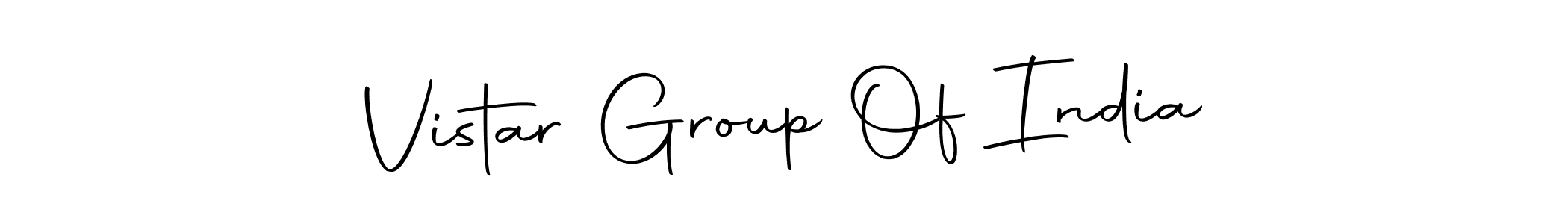 The best way (Autography-DOLnW) to make a short signature is to pick only two or three words in your name. The name Vistar Group Of India include a total of six letters. For converting this name. Vistar Group Of India signature style 10 images and pictures png