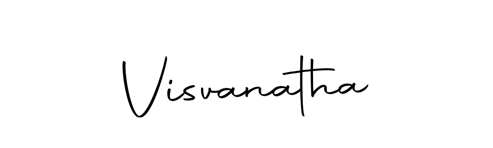 Use a signature maker to create a handwritten signature online. With this signature software, you can design (Autography-DOLnW) your own signature for name Visvanatha. Visvanatha signature style 10 images and pictures png