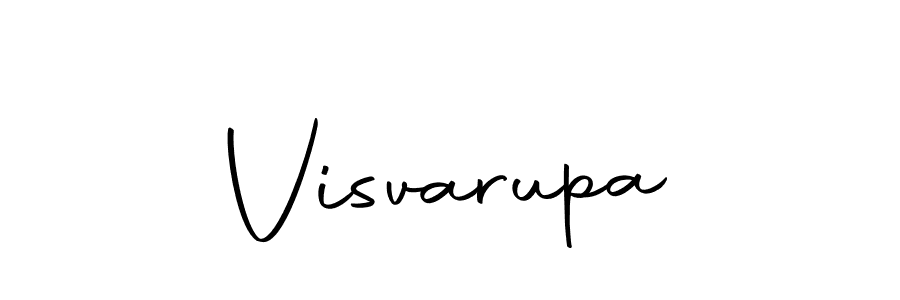 You should practise on your own different ways (Autography-DOLnW) to write your name (Visvarupa) in signature. don't let someone else do it for you. Visvarupa signature style 10 images and pictures png