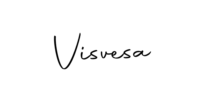 Use a signature maker to create a handwritten signature online. With this signature software, you can design (Autography-DOLnW) your own signature for name Visvesa. Visvesa signature style 10 images and pictures png
