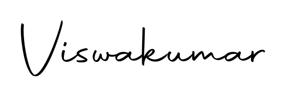 A classic penmanship look for Viswakumar. The Autography-DOLnW font brings timeless elegance and confidence to every signed document. Viswakumar signature style 10 images and pictures png