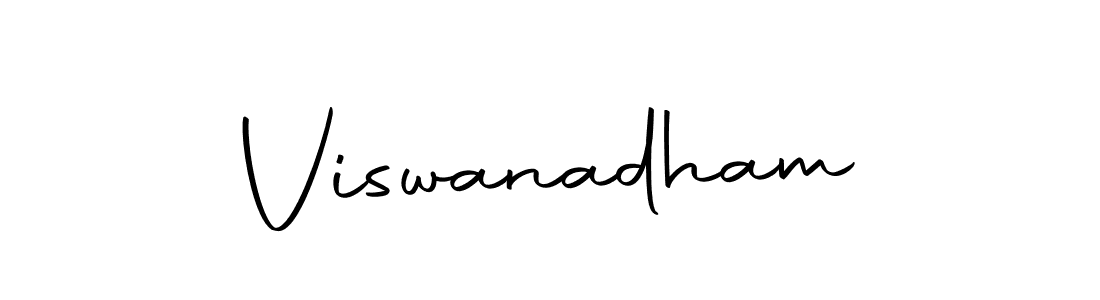 Make a beautiful signature design for name Viswanadham. With this signature (Autography-DOLnW) style, you can create a handwritten signature for free. Viswanadham signature style 10 images and pictures png