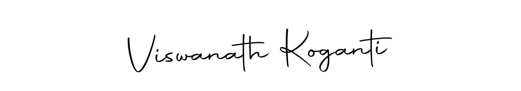 Create a beautiful signature design for name Viswanath Koganti. With this signature (Autography-DOLnW) fonts, you can make a handwritten signature for free. Viswanath Koganti signature style 10 images and pictures png