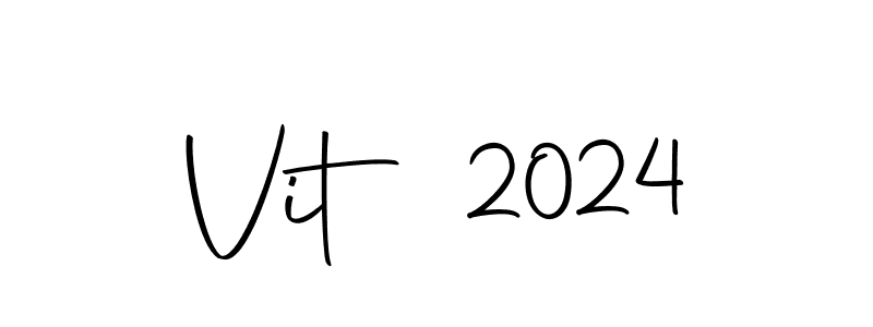 Design your own signature with our free online signature maker. With this signature software, you can create a handwritten (Autography-DOLnW) signature for name Vit 2024. Vit 2024 signature style 10 images and pictures png