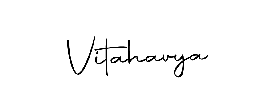 if you are searching for the best signature style for your name Vitahavya. so please give up your signature search. here we have designed multiple signature styles  using Autography-DOLnW. Vitahavya signature style 10 images and pictures png