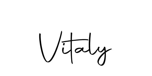 How to make Vitaly signature? Autography-DOLnW is a professional autograph style. Create handwritten signature for Vitaly name. Vitaly signature style 10 images and pictures png