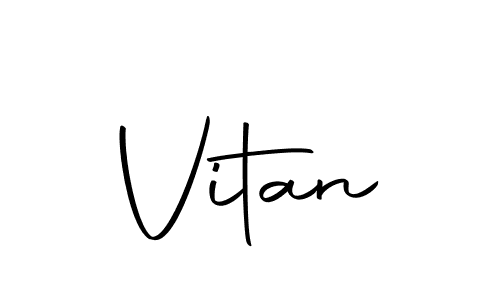 if you are searching for the best signature style for your name Vitan. so please give up your signature search. here we have designed multiple signature styles  using Autography-DOLnW. Vitan signature style 10 images and pictures png