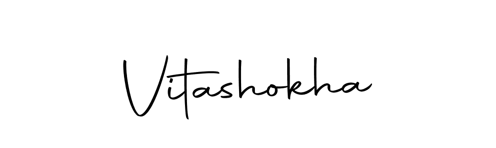 How to make Vitashokha signature? Autography-DOLnW is a professional autograph style. Create handwritten signature for Vitashokha name. Vitashokha signature style 10 images and pictures png