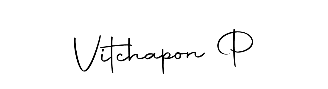 Make a beautiful signature design for name Vitchapon P. Use this online signature maker to create a handwritten signature for free. Vitchapon P signature style 10 images and pictures png