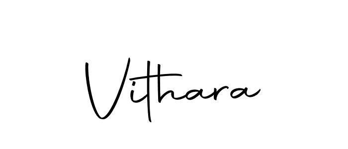 Design your own signature with our free online signature maker. With this signature software, you can create a handwritten (Autography-DOLnW) signature for name Vithara. Vithara signature style 10 images and pictures png