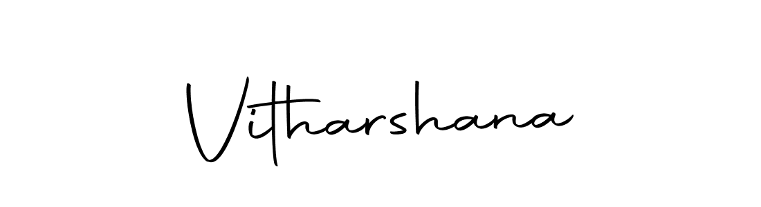 Use a signature maker to create a handwritten signature online. With this signature software, you can design (Autography-DOLnW) your own signature for name Vitharshana. Vitharshana signature style 10 images and pictures png