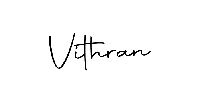 Create a beautiful signature design for name Vithran. With this signature (Autography-DOLnW) fonts, you can make a handwritten signature for free. Vithran signature style 10 images and pictures png