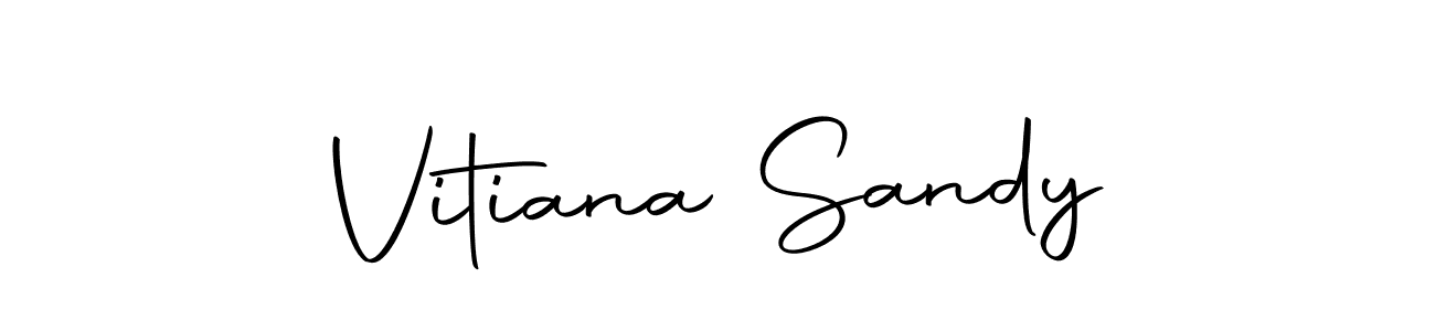 Vitiana Sandy stylish signature style. Best Handwritten Sign (Autography-DOLnW) for my name. Handwritten Signature Collection Ideas for my name Vitiana Sandy. Vitiana Sandy signature style 10 images and pictures png