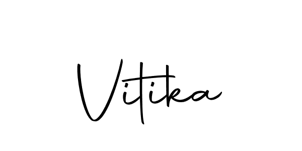 You can use this online signature creator to create a handwritten signature for the name Vitika. This is the best online autograph maker. Vitika signature style 10 images and pictures png