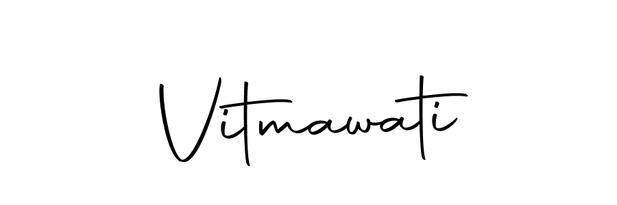 Make a beautiful signature design for name Vitmawati. Use this online signature maker to create a handwritten signature for free. Vitmawati signature style 10 images and pictures png