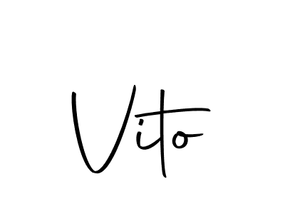 You should practise on your own different ways (Autography-DOLnW) to write your name (Vito) in signature. don't let someone else do it for you. Vito signature style 10 images and pictures png