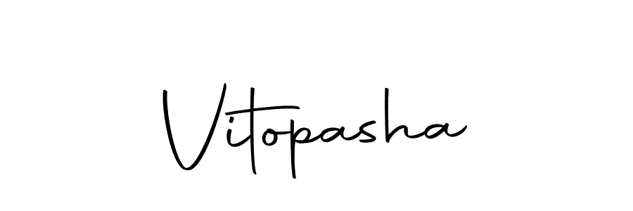 Vitopasha stylish signature style. Best Handwritten Sign (Autography-DOLnW) for my name. Handwritten Signature Collection Ideas for my name Vitopasha. Vitopasha signature style 10 images and pictures png