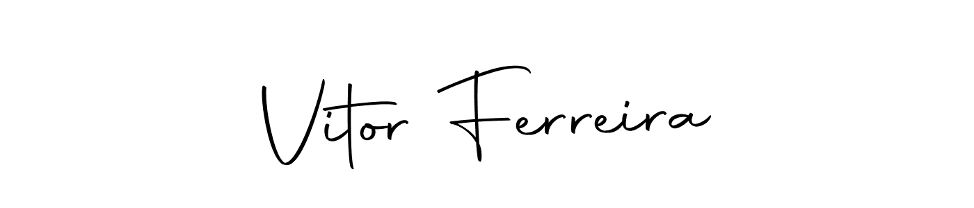 Make a short Vitor Ferreira signature style. Manage your documents anywhere anytime using Autography-DOLnW. Create and add eSignatures, submit forms, share and send files easily. Vitor Ferreira signature style 10 images and pictures png