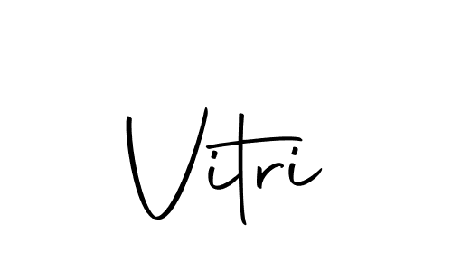 How to make Vitri name signature. Use Autography-DOLnW style for creating short signs online. This is the latest handwritten sign. Vitri signature style 10 images and pictures png