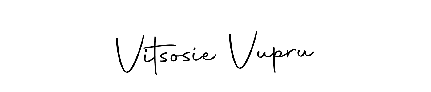 Make a beautiful signature design for name Vitsosie Vupru. With this signature (Autography-DOLnW) style, you can create a handwritten signature for free. Vitsosie Vupru signature style 10 images and pictures png