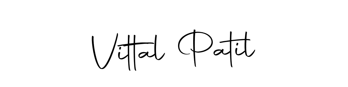 Make a beautiful signature design for name Vittal Patil. Use this online signature maker to create a handwritten signature for free. Vittal Patil signature style 10 images and pictures png