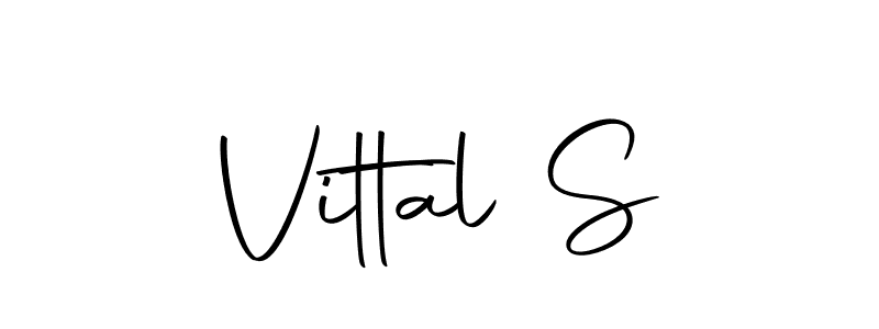 You should practise on your own different ways (Autography-DOLnW) to write your name (Vittal S) in signature. don't let someone else do it for you. Vittal S signature style 10 images and pictures png