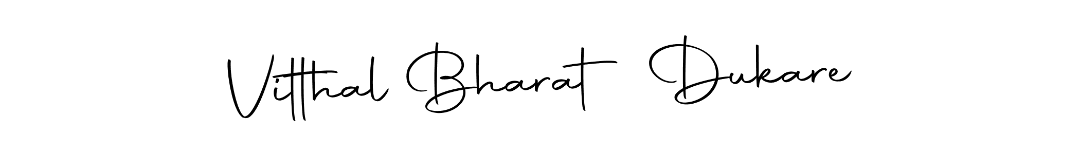 Also we have Vitthal Bharat Dukare name is the best signature style. Create professional handwritten signature collection using Autography-DOLnW autograph style. Vitthal Bharat Dukare signature style 10 images and pictures png