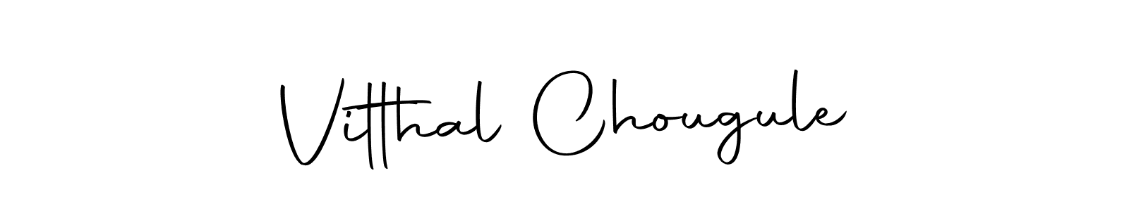 Vitthal Chougule stylish signature style. Best Handwritten Sign (Autography-DOLnW) for my name. Handwritten Signature Collection Ideas for my name Vitthal Chougule. Vitthal Chougule signature style 10 images and pictures png