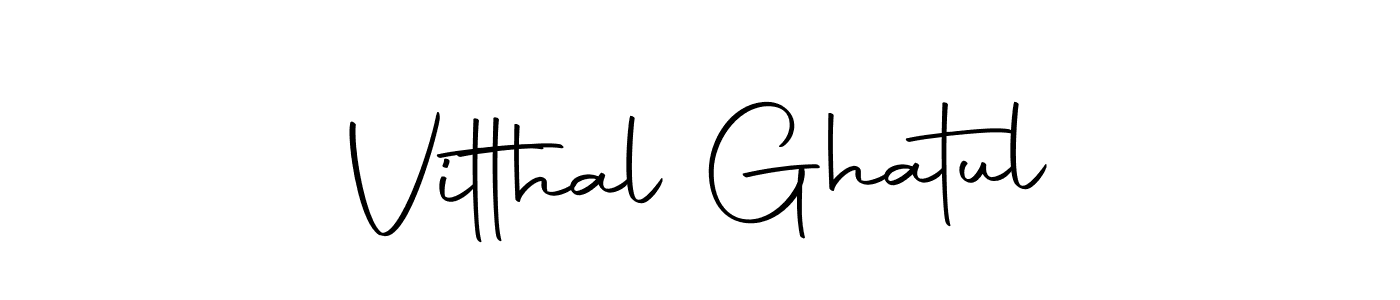 This is the best signature style for the Vitthal Ghatul name. Also you like these signature font (Autography-DOLnW). Mix name signature. Vitthal Ghatul signature style 10 images and pictures png