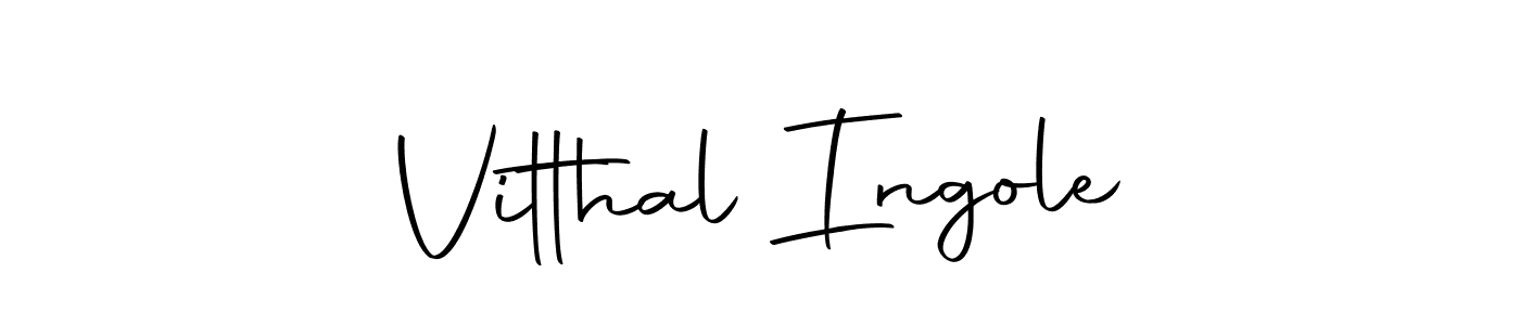 Make a beautiful signature design for name Vitthal Ingole. Use this online signature maker to create a handwritten signature for free. Vitthal Ingole signature style 10 images and pictures png