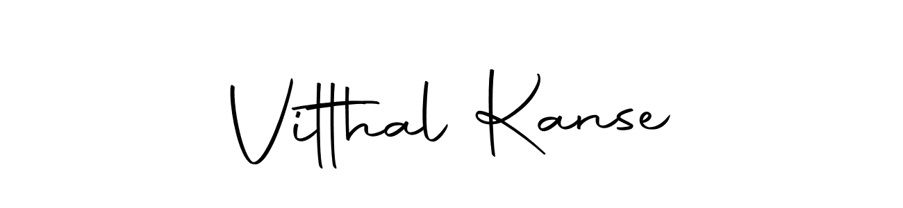 Make a short Vitthal Kanse signature style. Manage your documents anywhere anytime using Autography-DOLnW. Create and add eSignatures, submit forms, share and send files easily. Vitthal Kanse signature style 10 images and pictures png