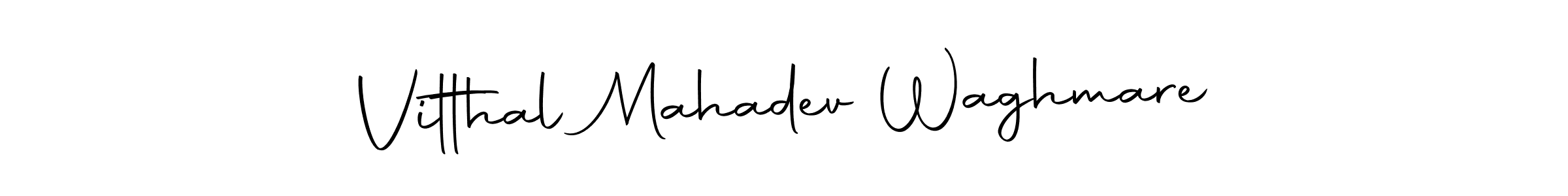 You can use this online signature creator to create a handwritten signature for the name Vitthal Mahadev Waghmare. This is the best online autograph maker. Vitthal Mahadev Waghmare signature style 10 images and pictures png