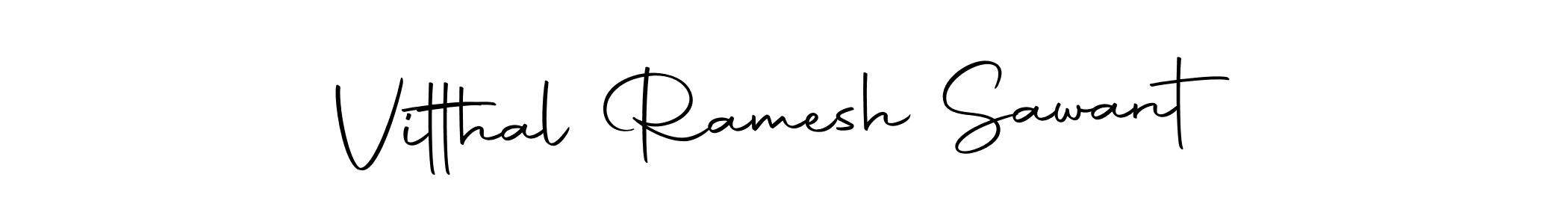 You should practise on your own different ways (Autography-DOLnW) to write your name (Vitthal Ramesh Sawant) in signature. don't let someone else do it for you. Vitthal Ramesh Sawant signature style 10 images and pictures png