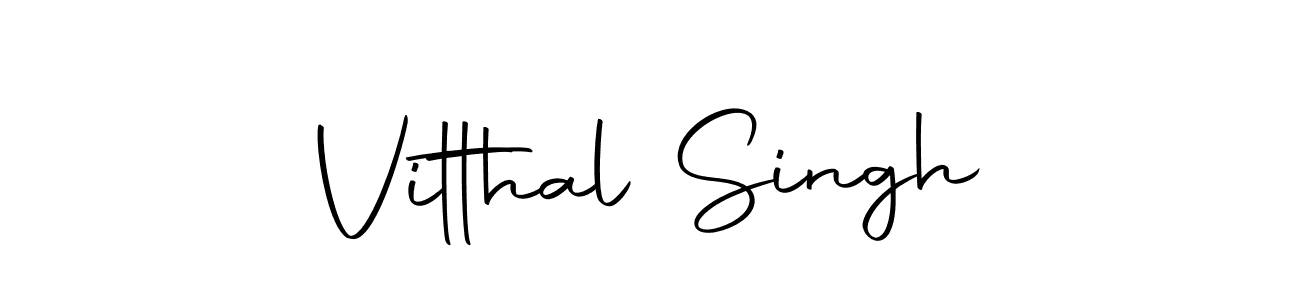 How to make Vitthal Singh signature? Autography-DOLnW is a professional autograph style. Create handwritten signature for Vitthal Singh name. Vitthal Singh signature style 10 images and pictures png